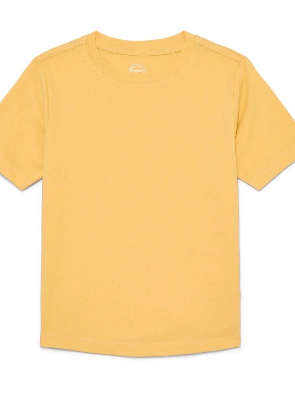 Kids Short-Sleeve Tee in Soft Yellow